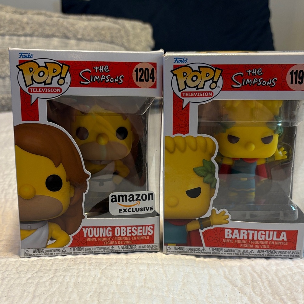 Funko Pop! The Simpsons Bartigula & Young Obeseus Set - Picture 2 of 6